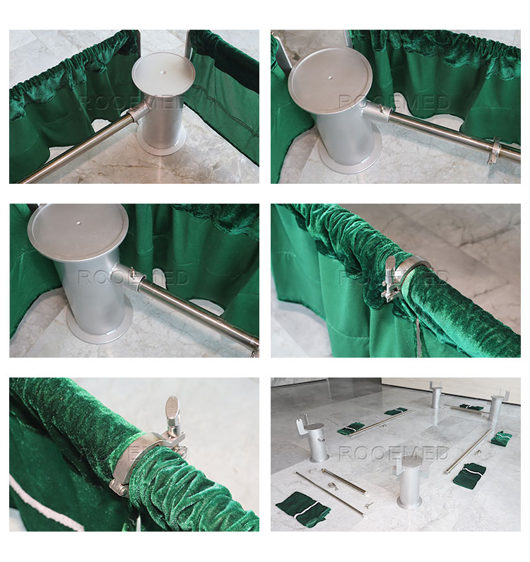 GA003 Funeral Home Adult Coffin Casket Lowering Device For Grave