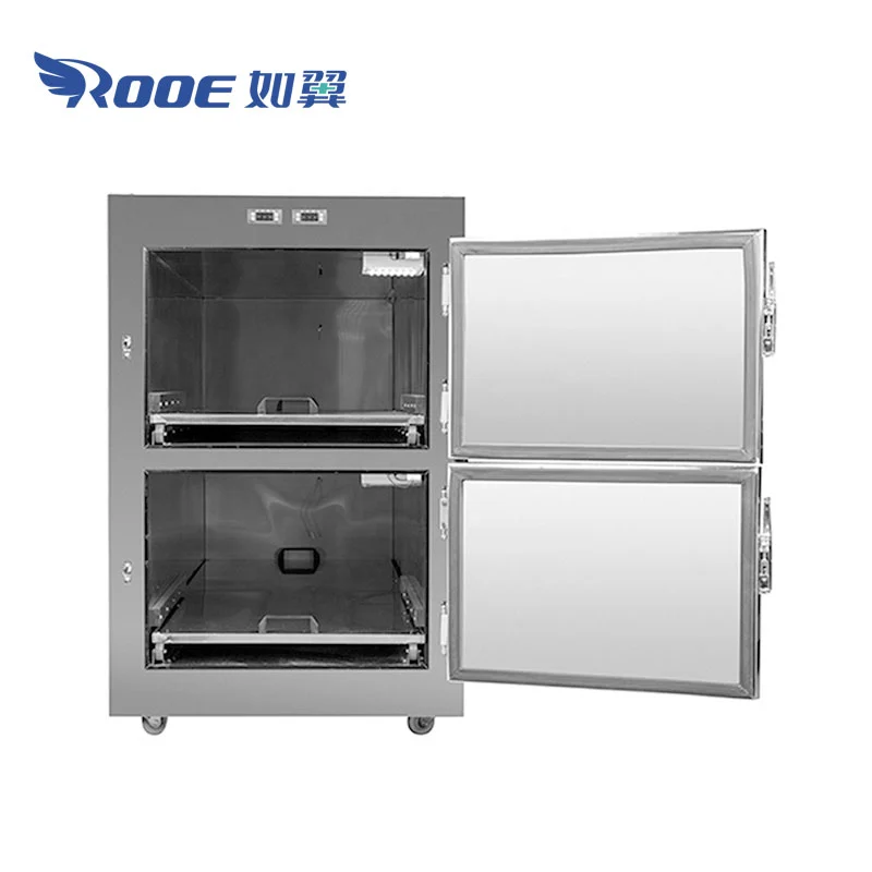 Two Body Corpse Mortuary Refrigeration Units Cadaver Freezer Price